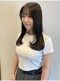 オリーブカラーで色落ちまで可愛く！