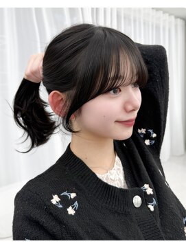 アマトウキョウスマートサロン(AMA TOKYO×Smart Salon) 韓国ヘア　レイヤー　顔まわり