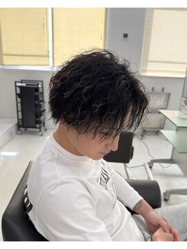 縦落ちツイストスパイラルパーマ