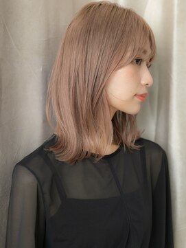 カバーヘア ブリス 志木南口駅前店(COVER HAIR bliss) 透明感シャンパンベージュ外ハネレイヤーTd2志木20代30代40代