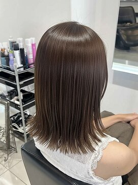 ノア(no_a) 【四条烏丸】ショコラブラウン×レイヤーボブ