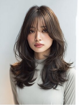 ダル 渋谷/表参道(DAL.) レイヤーカット髪質改善カラー透明感カラー顔まわりカット