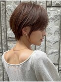 立川 似合わせカット ショートカット ショートボブ ベージュ