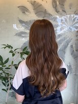 エディット アンド 緑地(Edit&) 多幸感たっぷりの柔らかベージュロング
