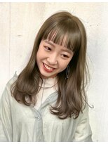 ヌープヘアーアイス(NUUP.hair ici)&nbsp;秋カラー！うるツヤ！明るめオリーブブラウン