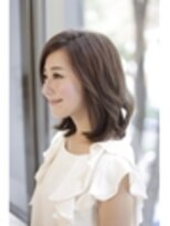 美容室 パルス 静岡鷹匠店(PALS)&nbsp;大人かわいい抜け感ひし形シルエットミディ