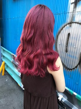 エクステ専門店あるじゃんすー 柏店 レッド#シールエクステ#ラベンダーピンク#ダスティ#柏