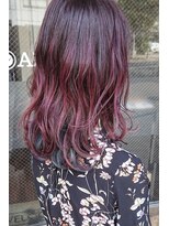 ヘアーデザイン アズール(Hair Design Azur)&nbsp;【Ａｚｕｒ】Ｗ．ラズベリーピンク・アクアブルー