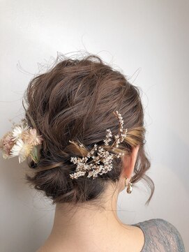 ナンバー エアロ 横浜(N° +aero) 小顔ヘアアレンジ♪二次会ブライダル花嫁