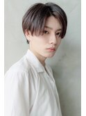 メンズアップバング×束感ショートマッシュ