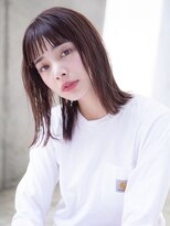 テイラー(Taylor)&nbsp;【Taylor 大宮】チョコブラウン×オン眉バング