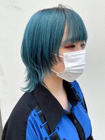 マジコ 下北沢本店(Magico) ダブルカラーグリーンベージュカラーケアブリーチハイトーン