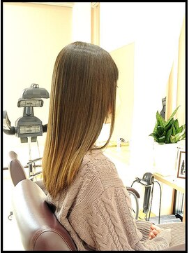 メタ(META) カット+超ダメージ毛専用の酢酸カラー(ディープブルー)