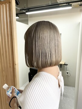 ピークス 藤沢店(Peaks) ブリーチ/ダブルカラー/トリートメント/ボブ【藤沢/藤沢駅】