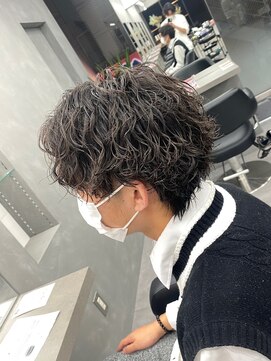 オーバルバイアピッシュ(OVARL by apish) 波巻きショート/強め波巻きパーマ/くるくる波ウェーブパーマ