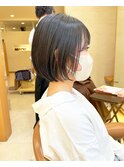 【morio】札幌ボブ 自然な丸みの暗髪ショートボブ
