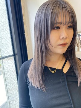 ペイジバイネオリーブ 吉祥寺店(Paige by Neolive) ラベンダーグレージュ×顔まわりレイヤー