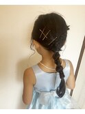 キッズヘアアレンジ