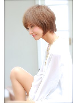 ロンドジェネルーズ 柏(Lond generous) 【斉藤】ショート×柏1素敵な髪型×ベージュ【白髪染め可】