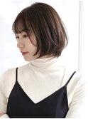 ナチュラルボブ×大人ショートボブ×前髪あり 20代30代40代50代