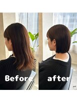 マイルームギンザ 銀座店(my room GINZA)&nbsp;ボブ/ブラウン/バイカルテ/銀座/東銀座/新橋/髪質改善/白髪染め