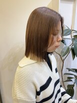 ヘアーアイスカルテット(HAIR ICI QUARTET)&nbsp;縮毛矯正ロング♪コスメストレート髪質改善ココアベージュ