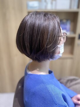 テラスヘアヴィラ 新潟駅南(TERRACEhairVilla) 【ショートヘア】大人かわいい丸みショートボブ