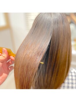 ナチュア ヘアアンドガーデン北千住(NaTur HAIR&GARDEN)の写真/【北千住駅2分/髪質改善専門店】あなた史上最高の艶髪と手触りがきっと手に入る★圧倒的な美髪を♪