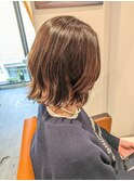 ラフな切りっぱなしボブ☆