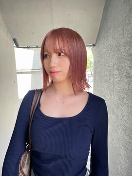 アルカナ 明治神宮前原宿(ARCANA) ピンクカラー　ハイトーンカラー　ミルクティーピンク