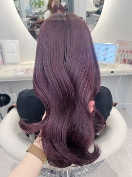 グーフィートーキョー 銀座(Goofy Tokyo) シークレットハイライト/カシスパープル艶髪デザイン/オージュア