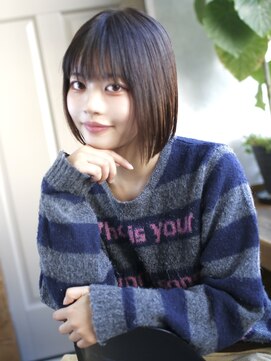 バース(BIRTH) 天神【BIRTH】ネビージュイメチェン前髪ボブ20代　7