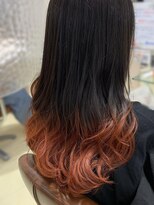 アズール 草加(azule) オレンジ×ブラック グラデーションカラー