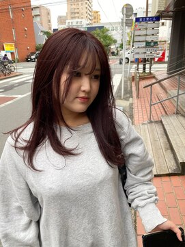 ローグ(Logue) 秋にピッタリ★こっくりレッドカラー×レイヤーカット