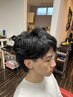 カット＋パーマ＋ハリコシトリートメント　14300円→12300円　※marbb付き