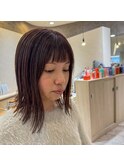 #オン眉 #前髪 #オン眉バング