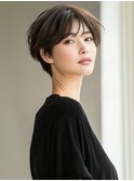 ★暗めカラーグランマッシュフェイスフレーミングデザインカラー