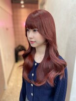 ラルムバイシー 新宿(LARME by Sea)&nbsp;１ブリーチでできるチェリーピンク/ダブルカラー【Kaya】