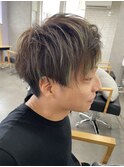 メンズ＊ハイライトオリーブカラー