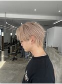 メンズスタイルハイトーン10代20代ブリーチカラー