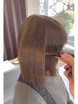 ヴィコロ(vicolo) 白髪ぼかし/ミルクティーべージュ/50代