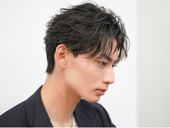 フィフス 仙台(fifth)の写真/《*2025最新トレンド*》シャープな毛流れで男らしい【フェザーパーマ】はビジネスマンにもオススメ＊[仙台]