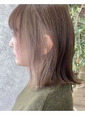 インナーカラーホワイトベージュ