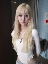 クペウ ローウェン(cope'u ROWEN)&nbsp;渋谷/ウルフカット レイヤー デザインカラー ルーツカラー