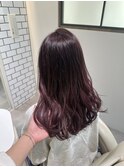 ［rena］ブリーチ毛を生かしたグラデーションカラー