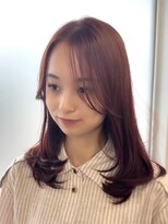 美容室 びゃんびゃん 社店&nbsp;くびれヘア/ハイライトカラー/レイヤー/ストレート