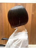 暗めカラー/グランマッシュ[レイヤーカット/髪質改善/銀座]