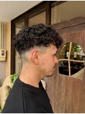 メンズ/ショート/フェードカット/ツイストスパイラル/20代/30代/