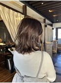 レイヤー　ハイライト　ミディアムレイヤー　透明感カラー