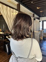 アンツ サザンリゾート 茅ヶ崎店(ANT'S Southern Resort)&nbsp;レイヤー　ハイライト　ミディアムレイヤー　透明感カラー